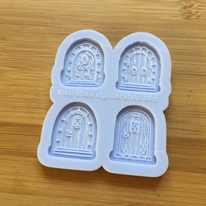 Cottage Door Silicone Mold / Hobbit Fairy House Door