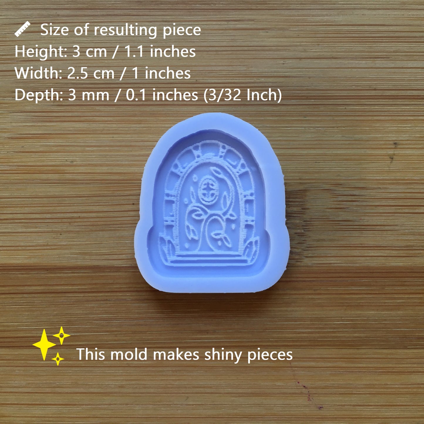 Cottage Door Silicone Mold / Hobbit Fairy House Door - The Crafts and Glitter Shop
