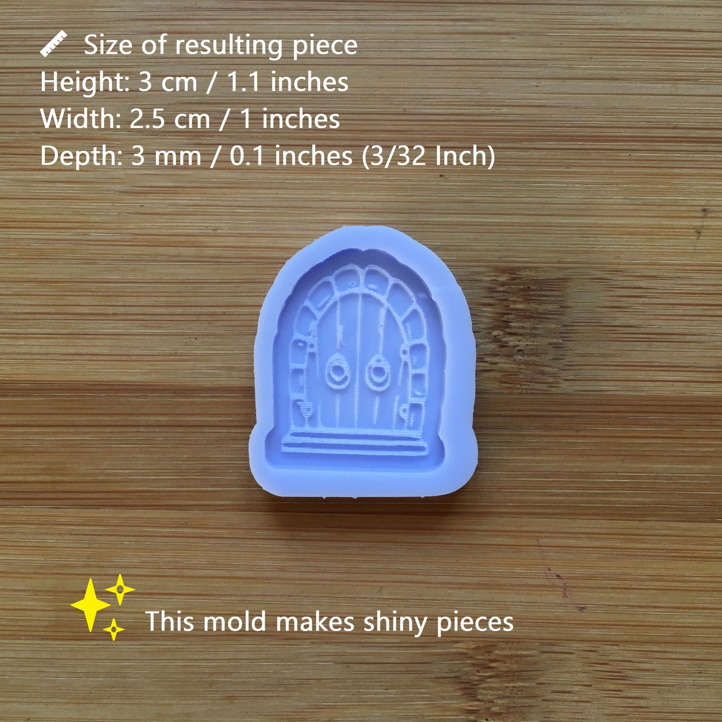 Cottage Door Silicone Mold / Hobbit Fairy House Door - The Crafts and Glitter Shop