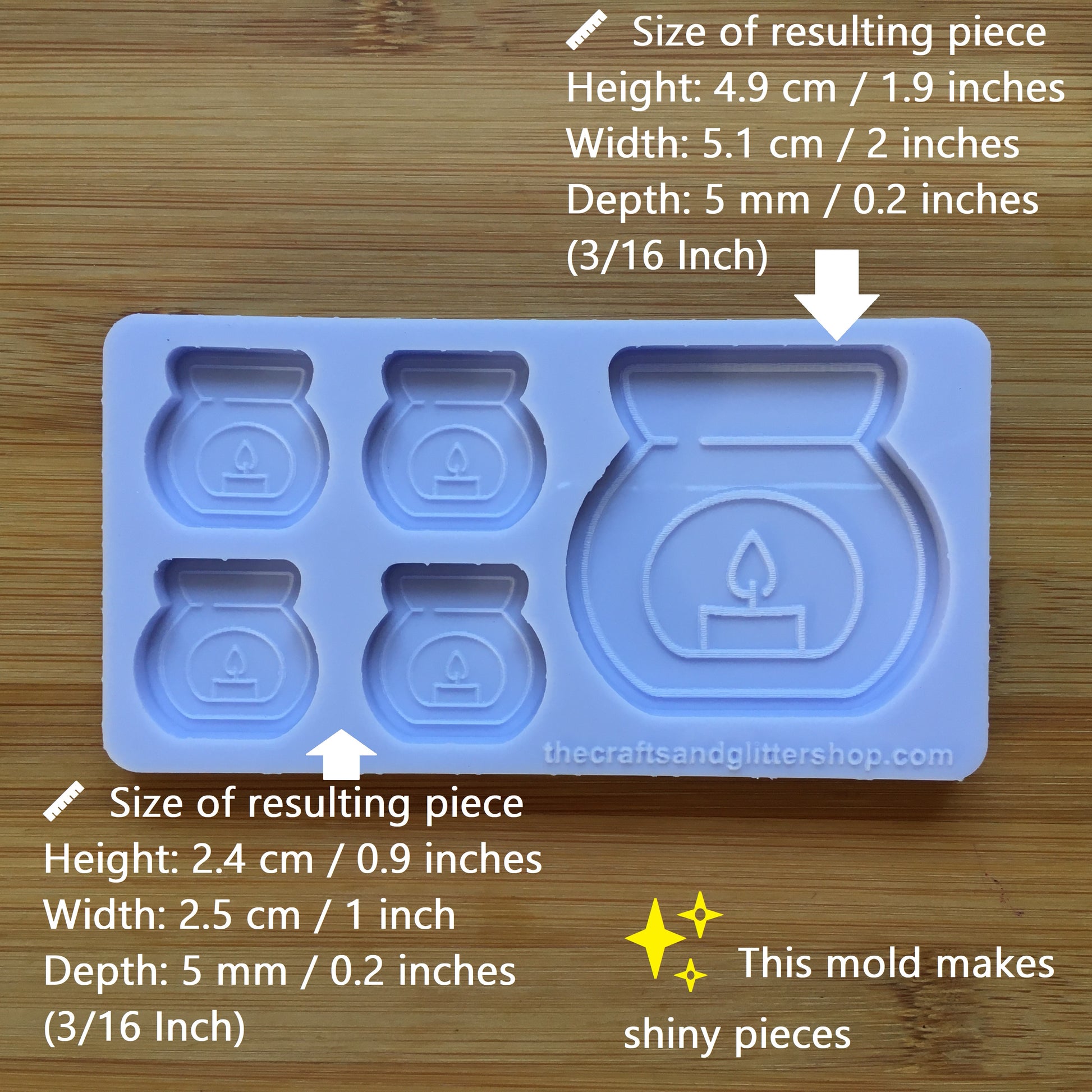 Wax Burner Silicone Mold - The Crafts and Glitter Shop