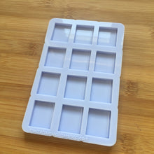 Load image into Gallery viewer, 1&quot; Book Silicone Mold, Food Safe Silicone Rubber Mould - available in 6, 12, 16 or 24 cavity molds