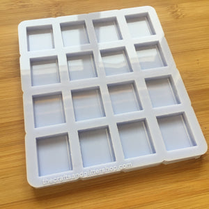 1" Book Silicone Mold, Food Safe Silicone Rubber Mould - available in 6, 12, 16 or 24 cavity molds