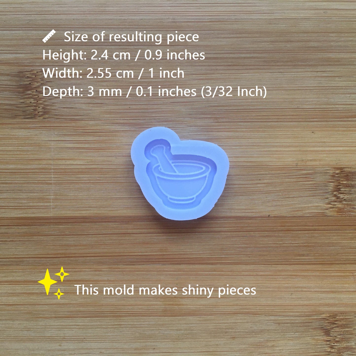 Pestle & Mortar Silicone Mold - The Crafts and Glitter Shop