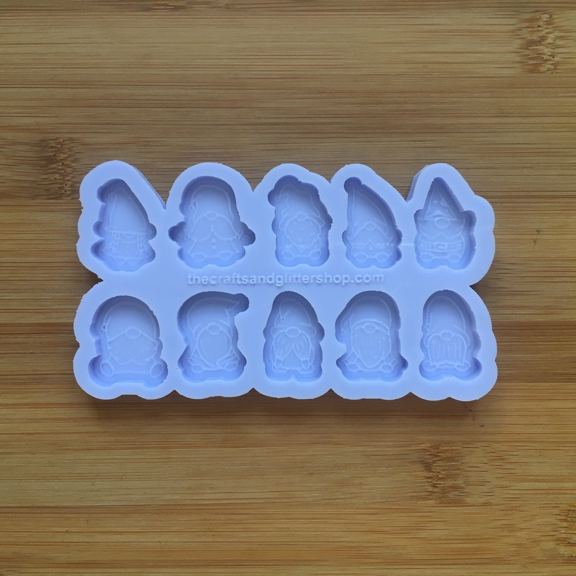 1" Gnomes Silicone Mold - The Crafts and Glitter Shop
