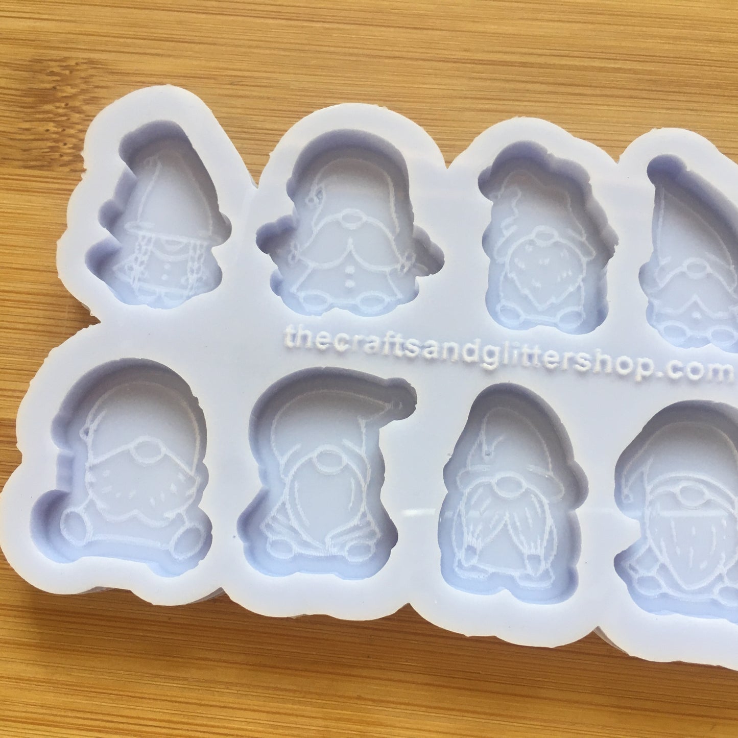 1" Gnomes Silicone Mold - The Crafts and Glitter Shop