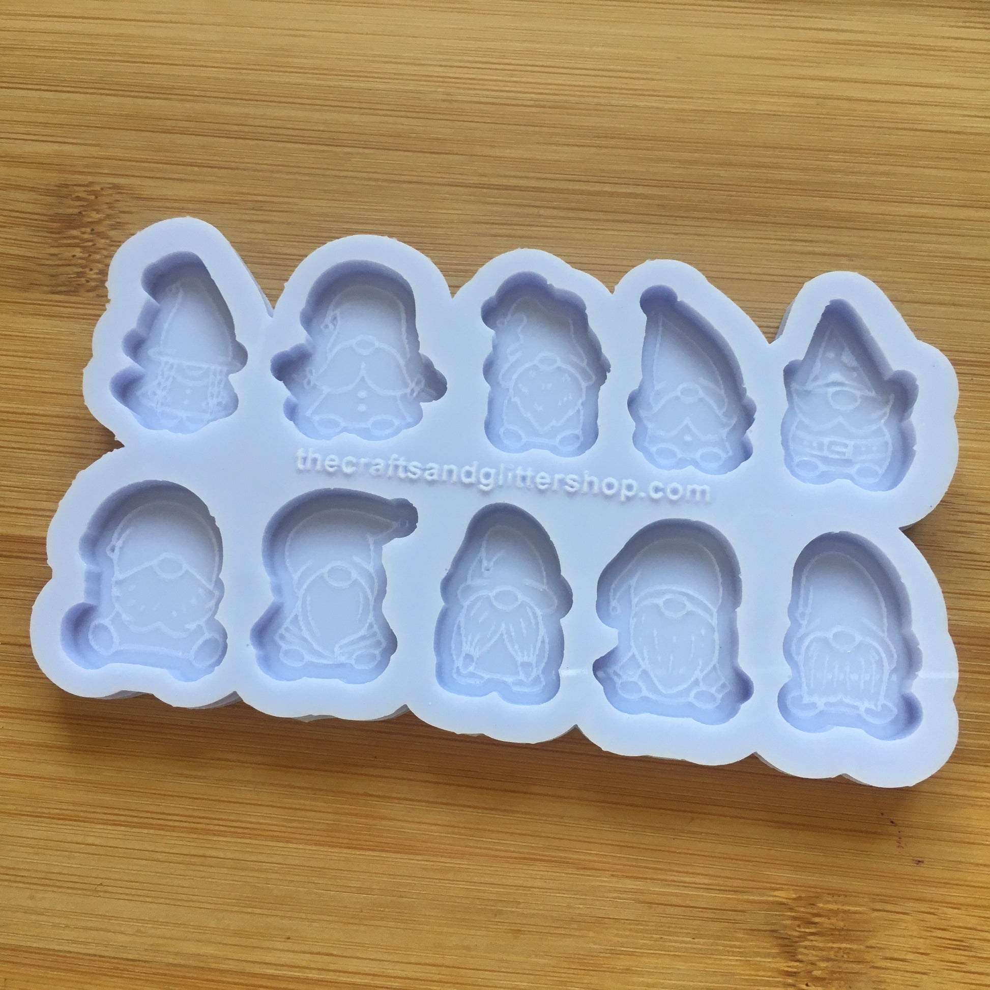 1" Gnomes Silicone Mold - The Crafts and Glitter Shop