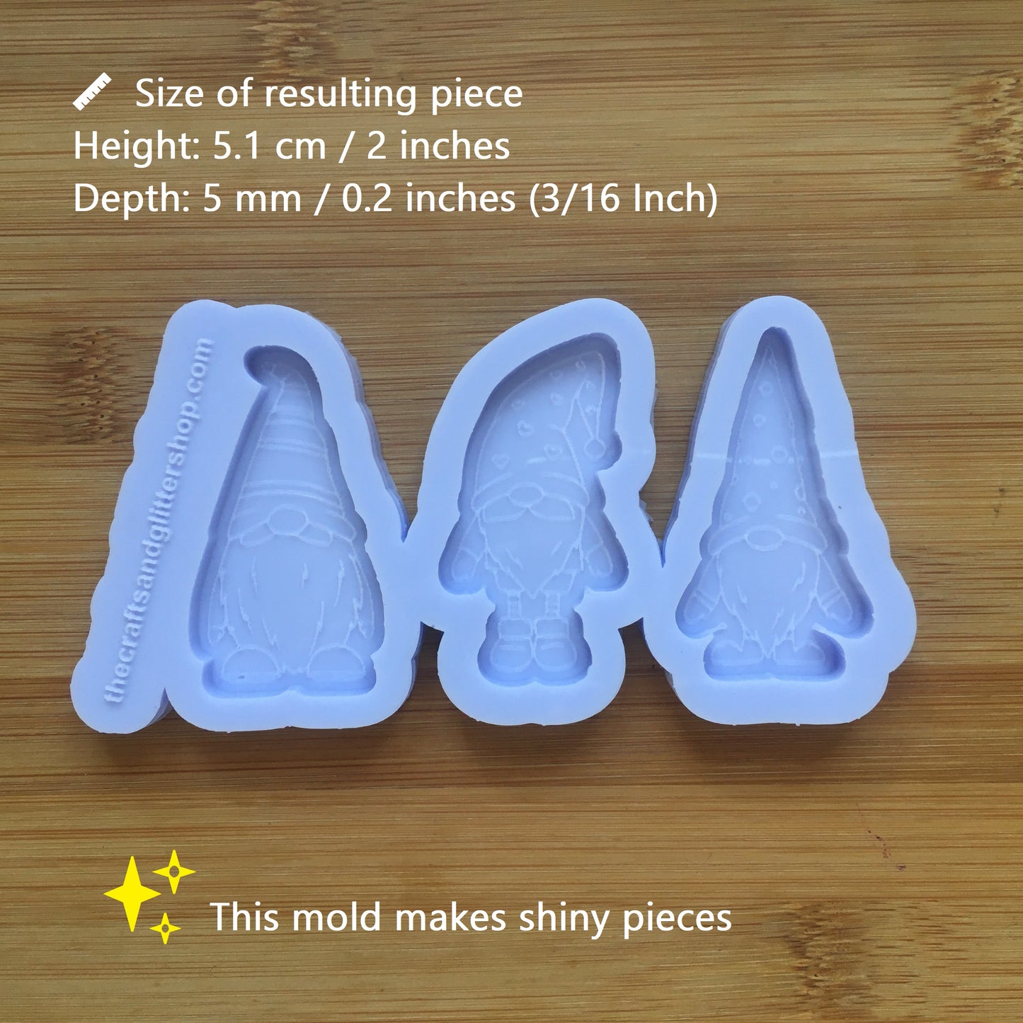 Gnomes Silicone Mold - The Crafts and Glitter Shop