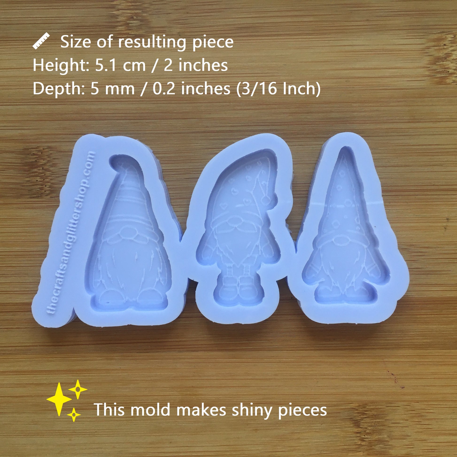 Gnomes Silicone Mold - The Crafts and Glitter Shop