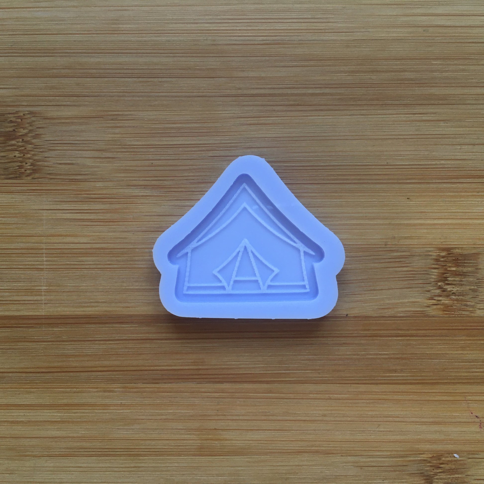 1.5" Camping Tent Silicone Mold - The Crafts and Glitter Shop
