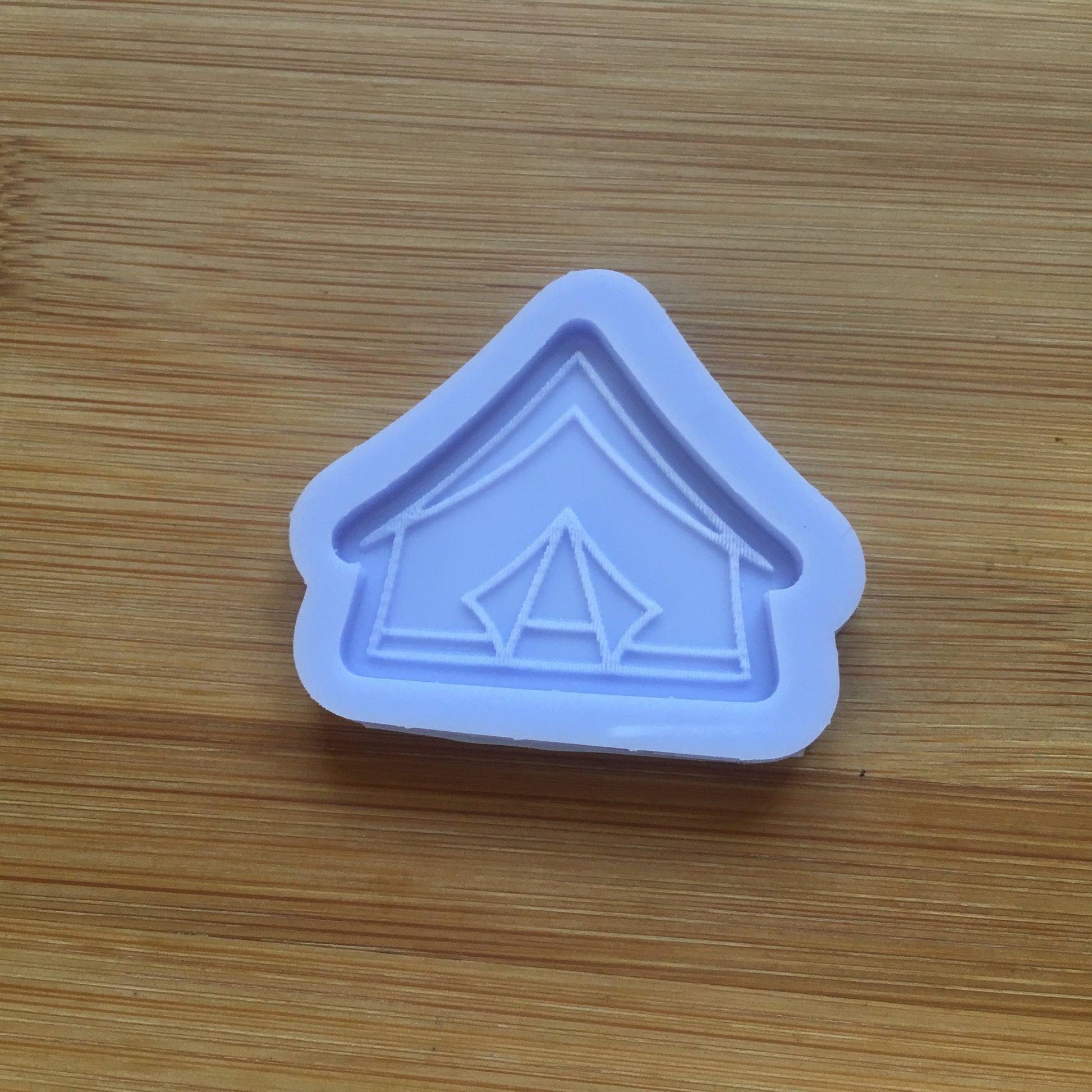 1.5" Camping Tent Silicone Mold - The Crafts and Glitter Shop
