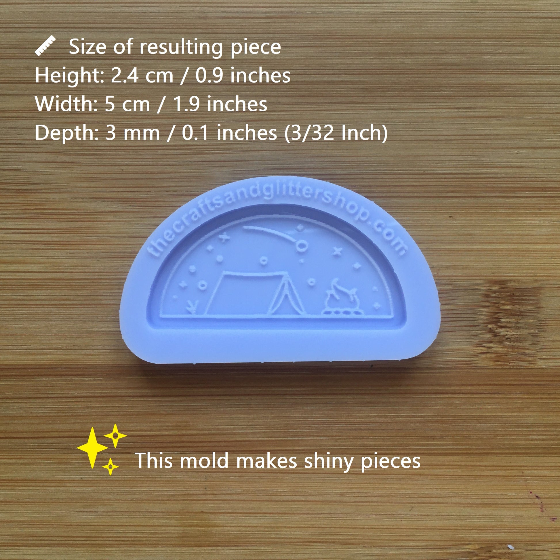 Bonfire Stargazing Camp Silicone Mold - The Crafts and Glitter Shop