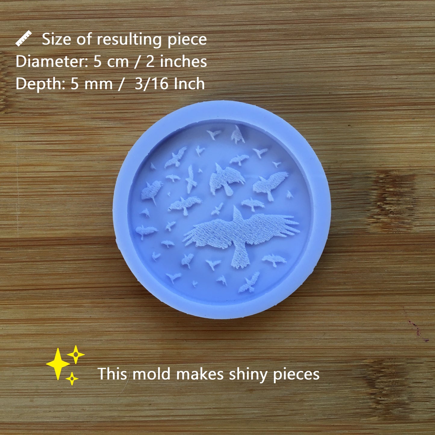 Flying Birds Silicone Mold - The Crafts and Glitter Shop