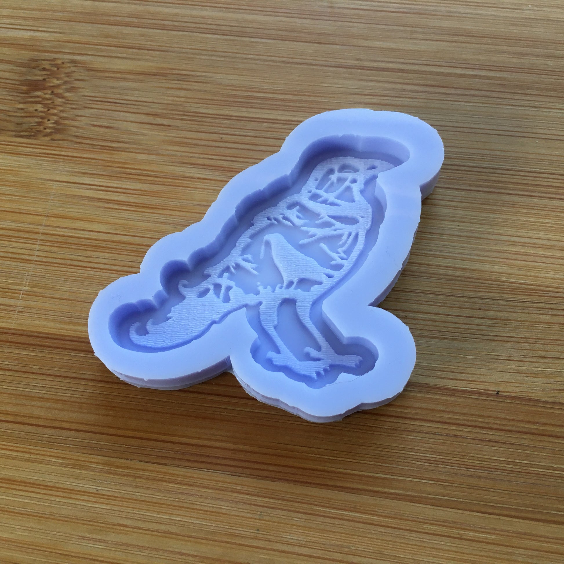 1.7" Raven Silicone Mold - The Crafts and Glitter Shop