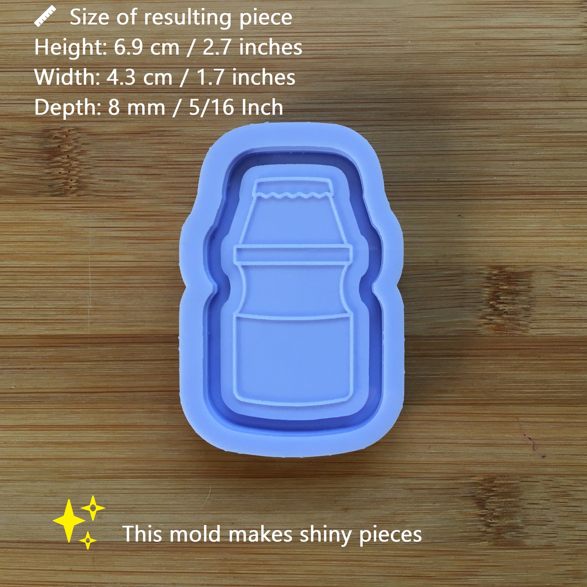 Yogurt Shaker Silicone Mold - The Crafts and Glitter Shop