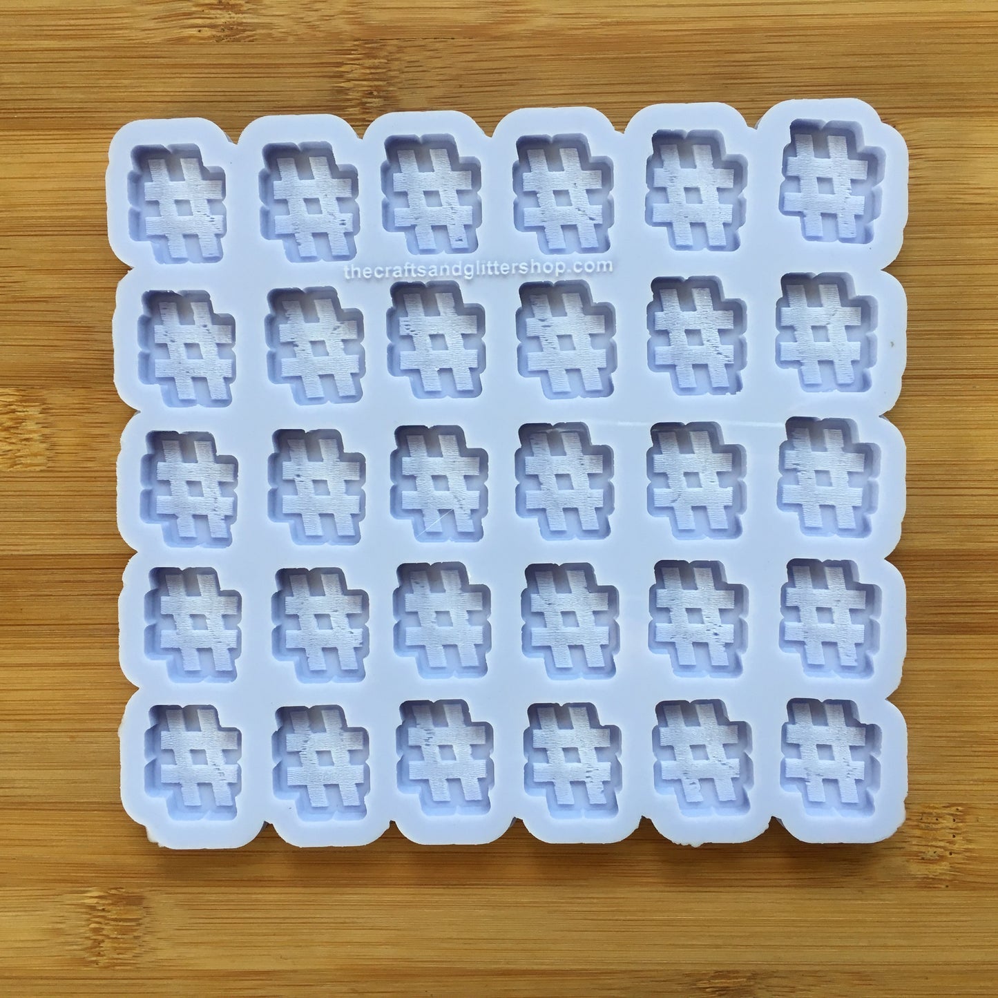 Hashtag Silicone Mold - The Crafts and Glitter Shop