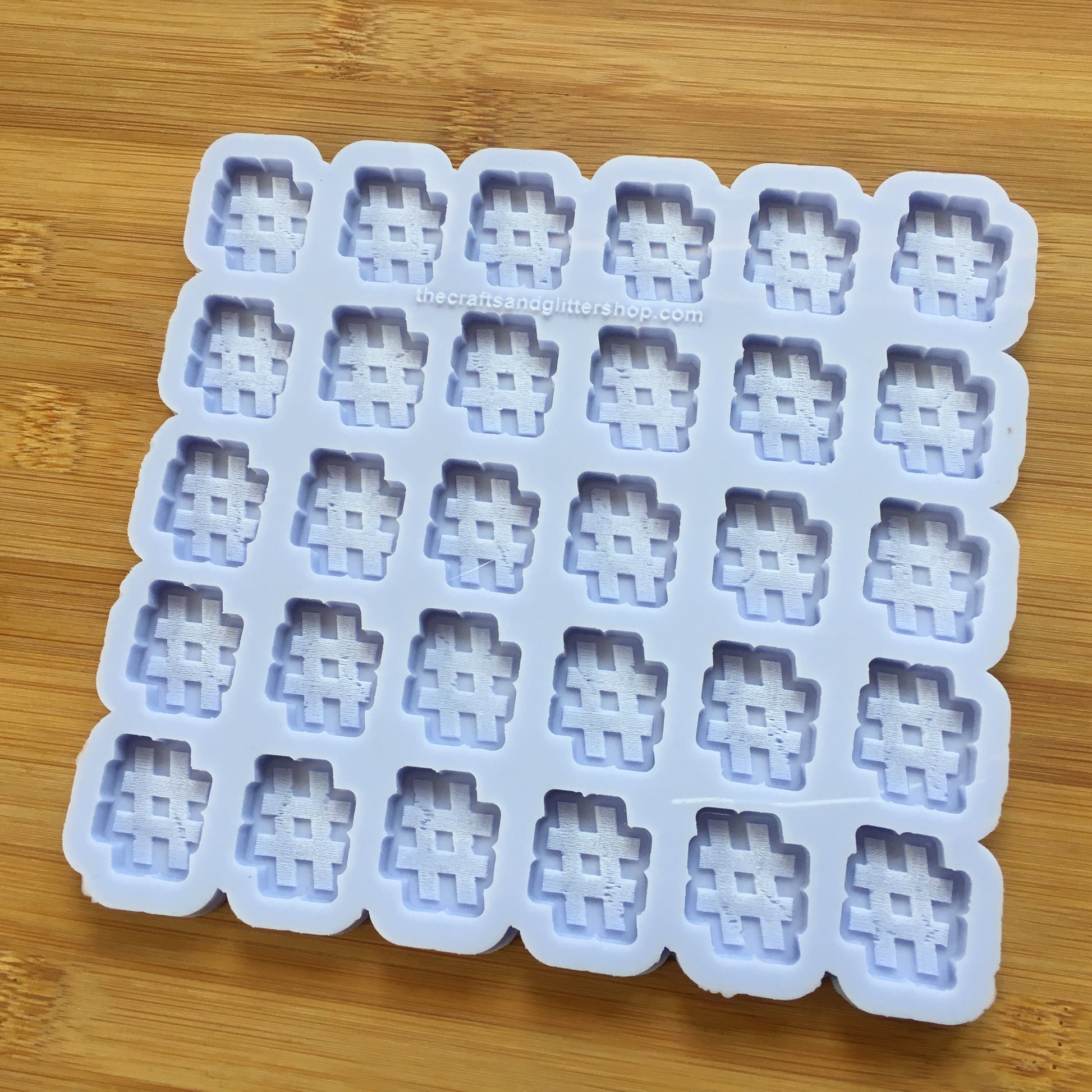 Hashtag Silicone Mold - The Crafts and Glitter Shop