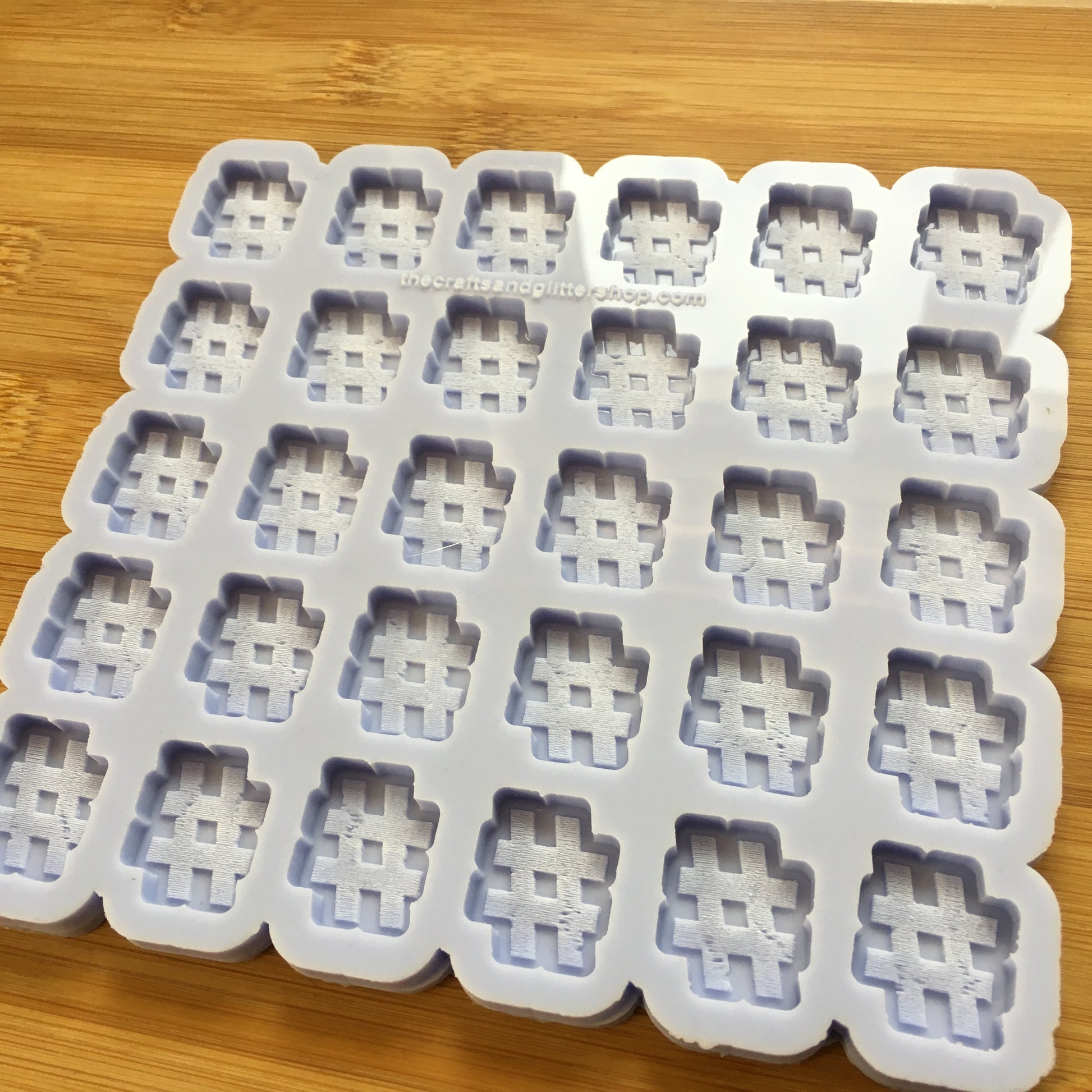 Hashtag Silicone Mold - The Crafts and Glitter Shop