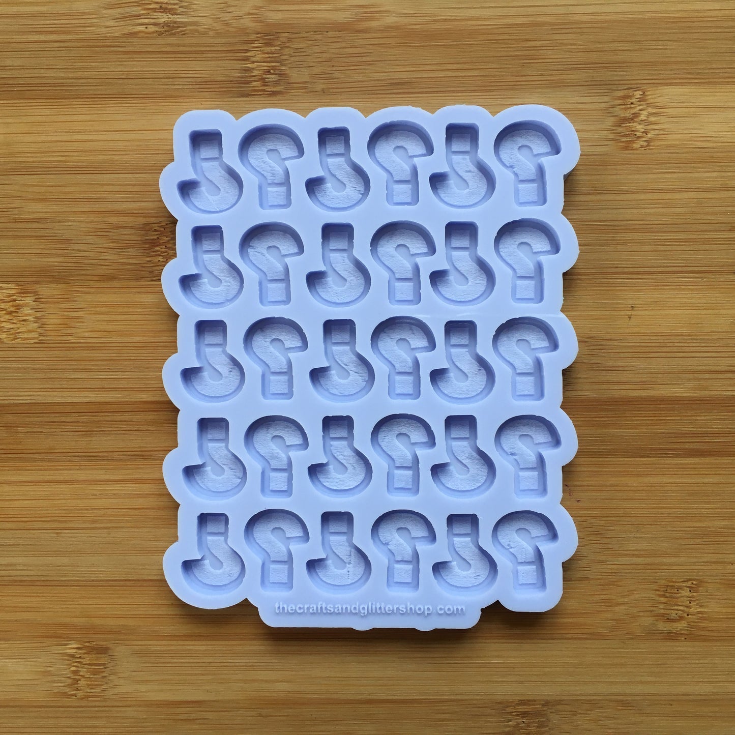 Question Mark Silicone Mold - The Crafts and Glitter Shop
