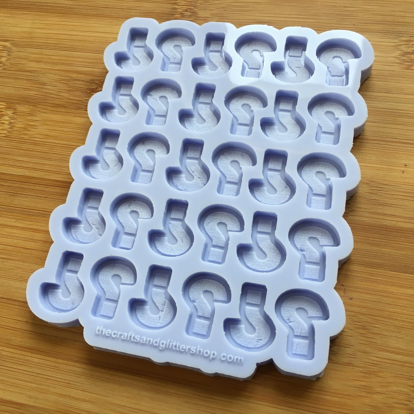 Question Mark Silicone Mold - The Crafts and Glitter Shop