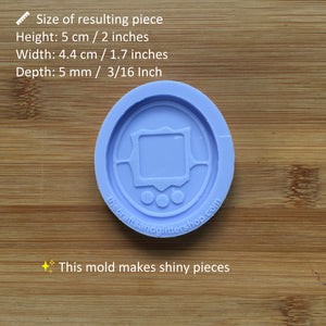 2" Digital Pet Game Console Silicone Mold