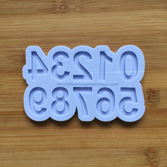 1 inch Number set Silicone Mold