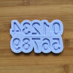 1" Number set Silicone Mold