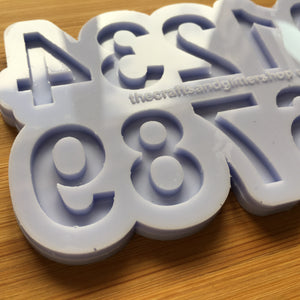 1" Number set Silicone Mold