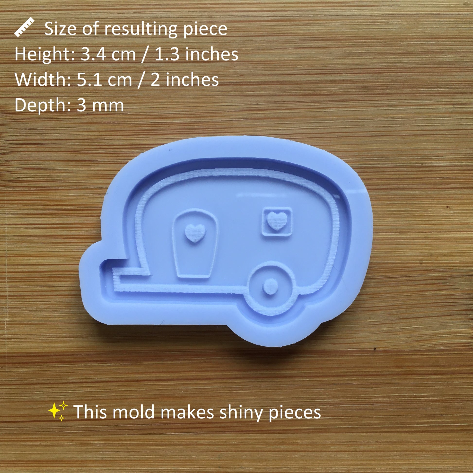 Camping RV Silicone Mold - The Crafts and Glitter Shop