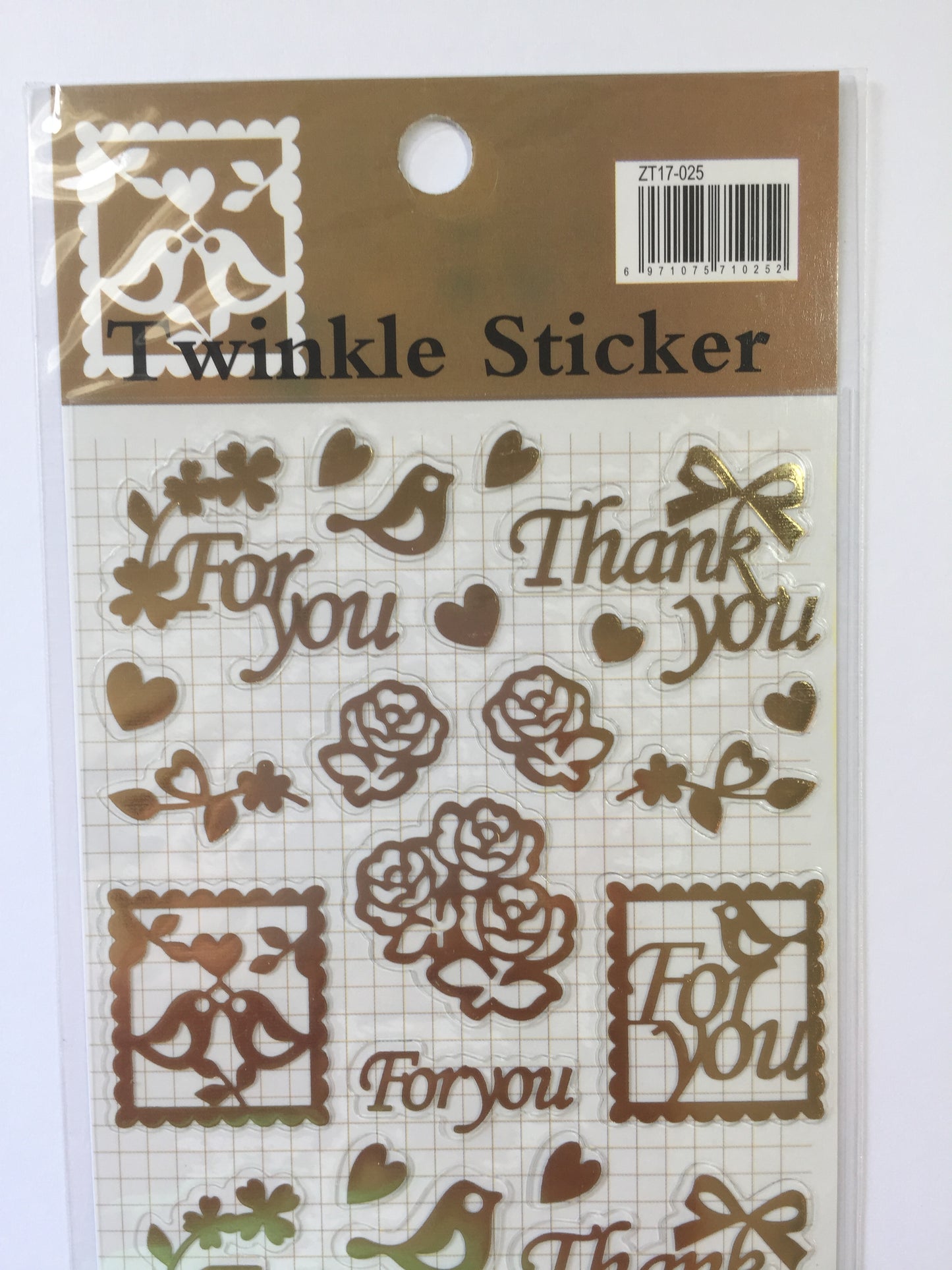 Gold Foil Stickers