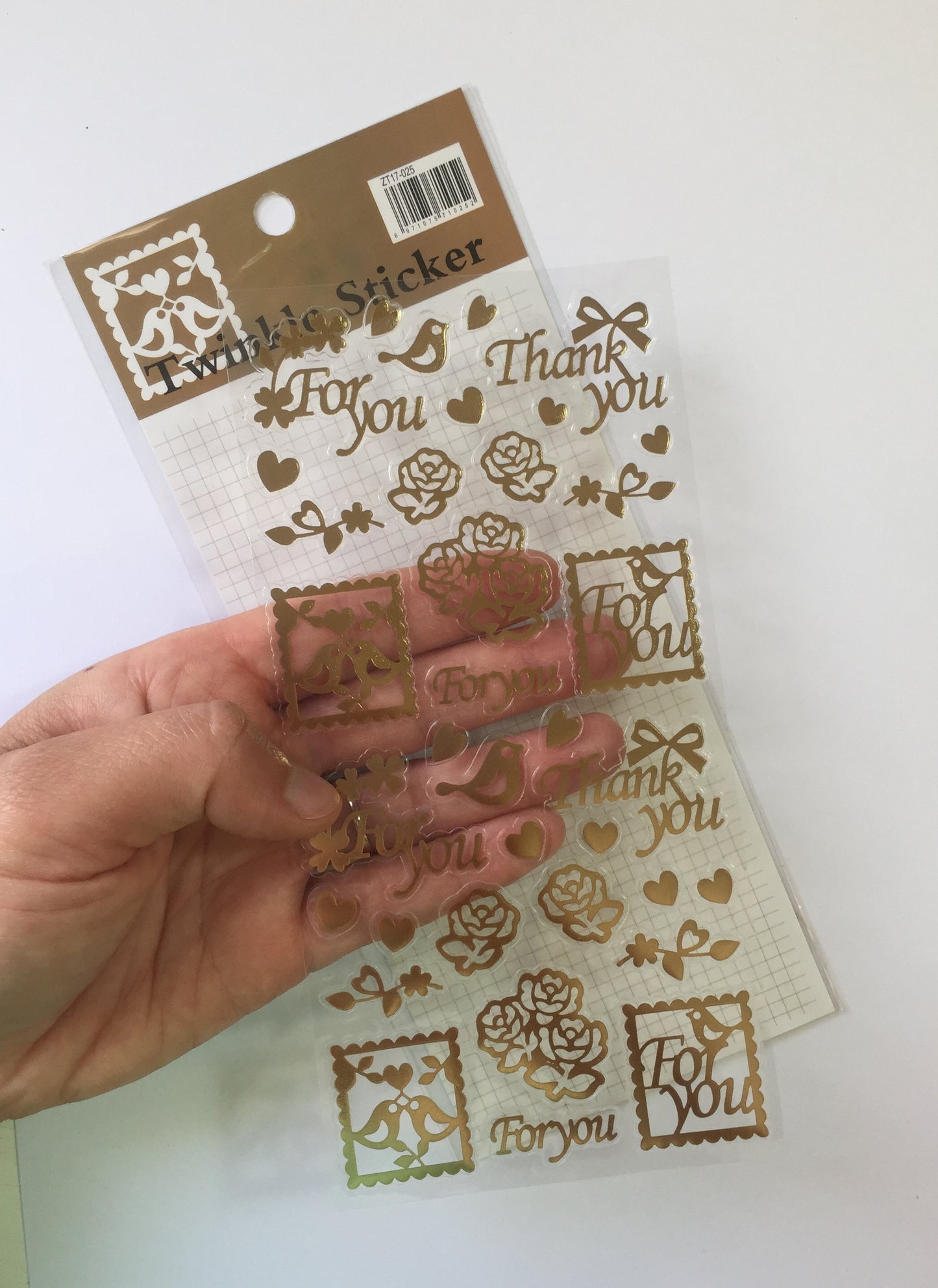 Gold Foil Stickers
