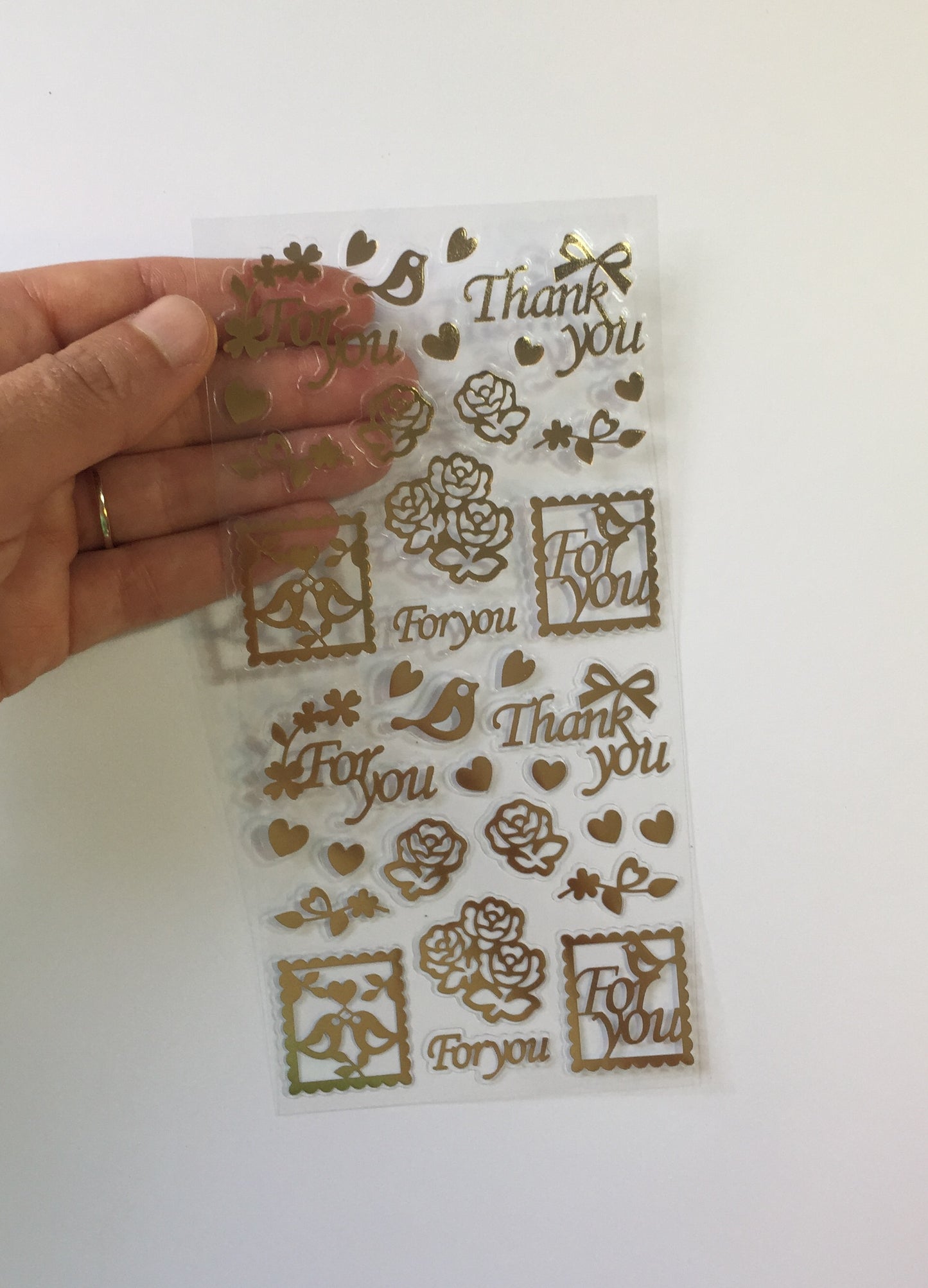 Gold Foil Stickers