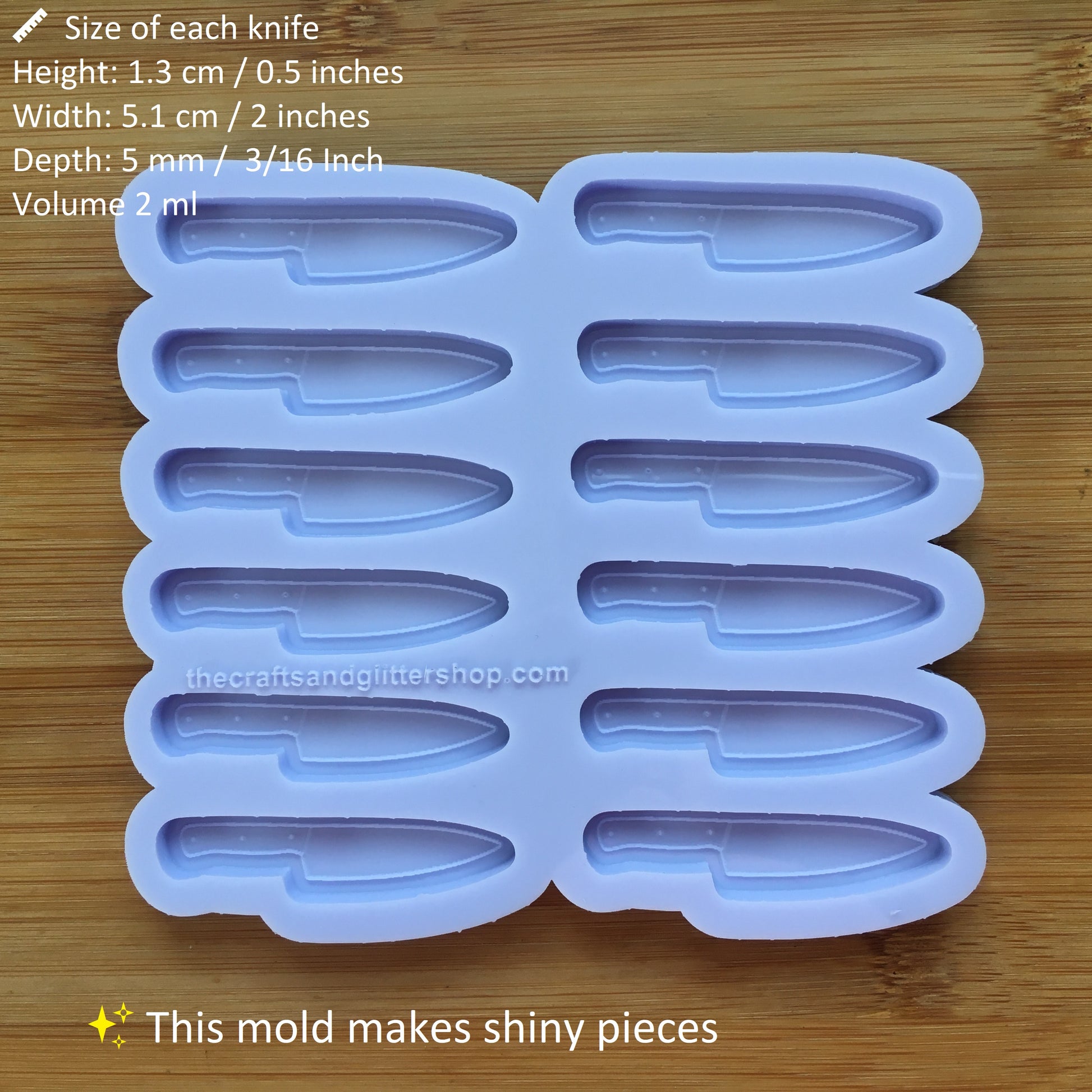 Knife Silicone Mold - The Crafts and Glitter Shop