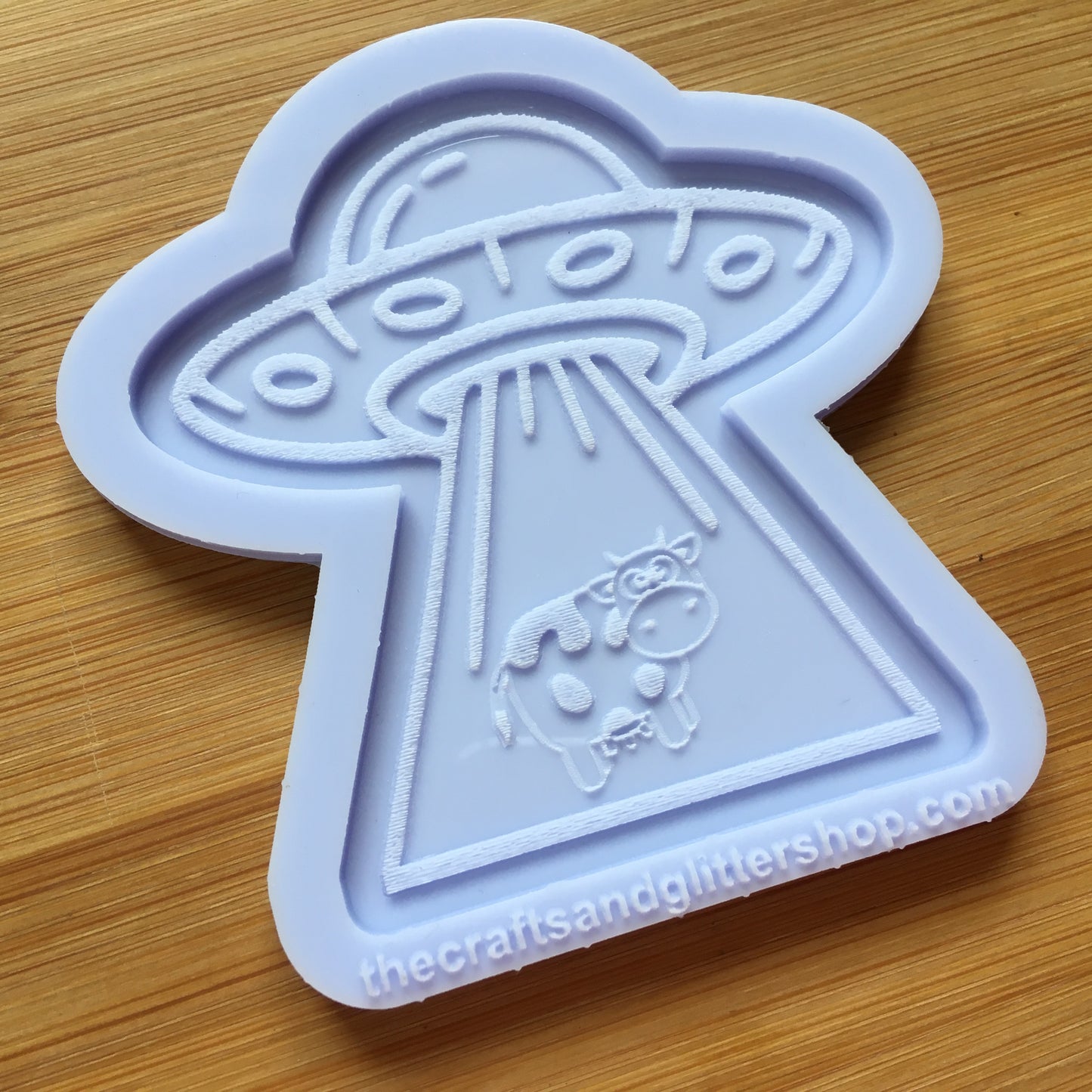 UFO abducting cow Silicone Mold