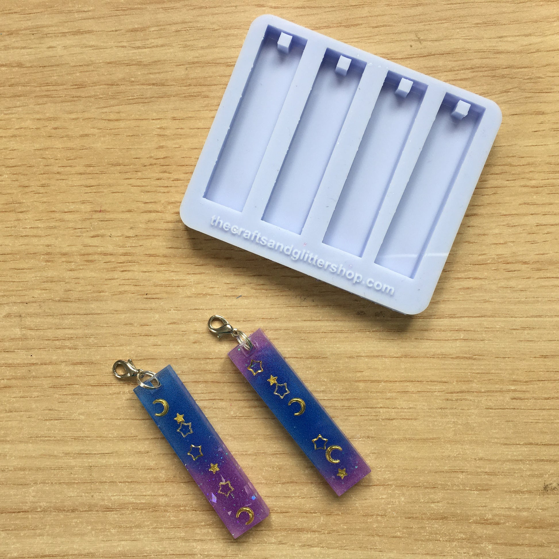 Rectangle Pendant Silicone Mold - The Crafts and Glitter Shop