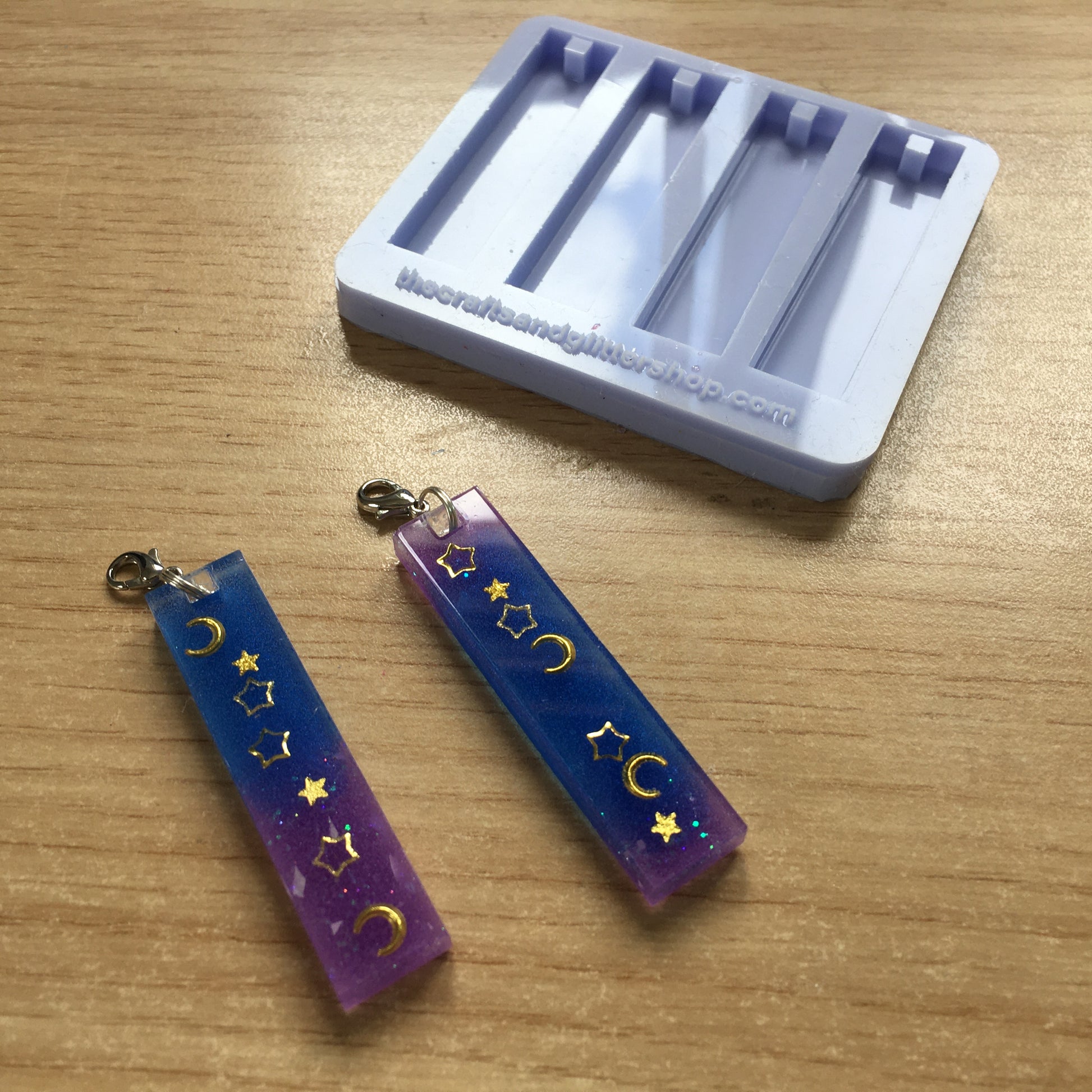 Rectangle Pendant Silicone Mold - The Crafts and Glitter Shop
