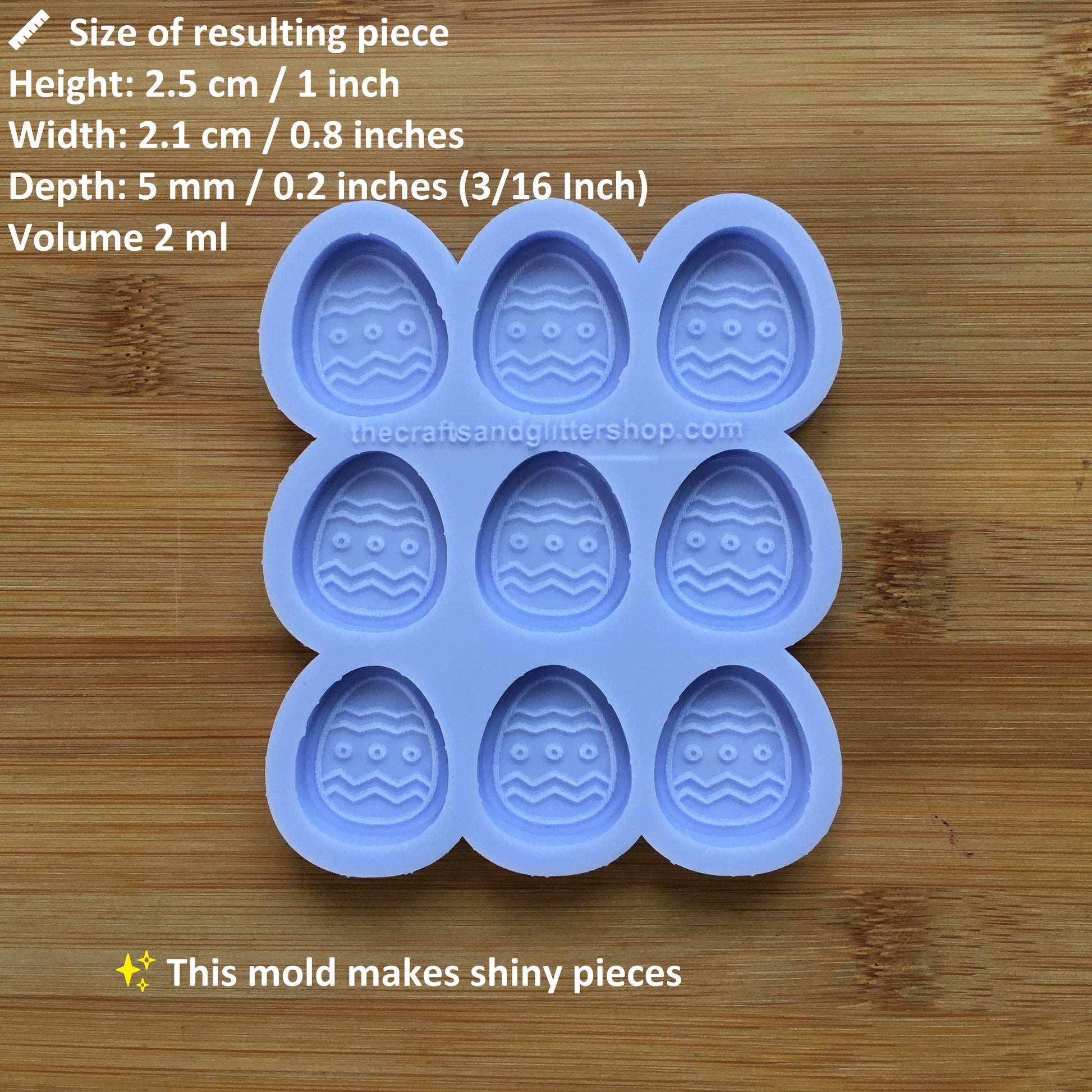 Easter Egg Silicone Mold - The Crafts and Glitter Shop