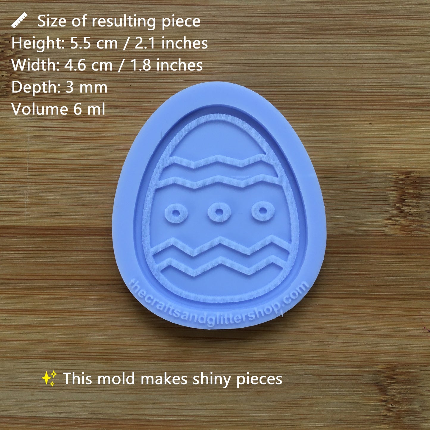Easter Egg Silicone Mold - The Crafts and Glitter Shop
