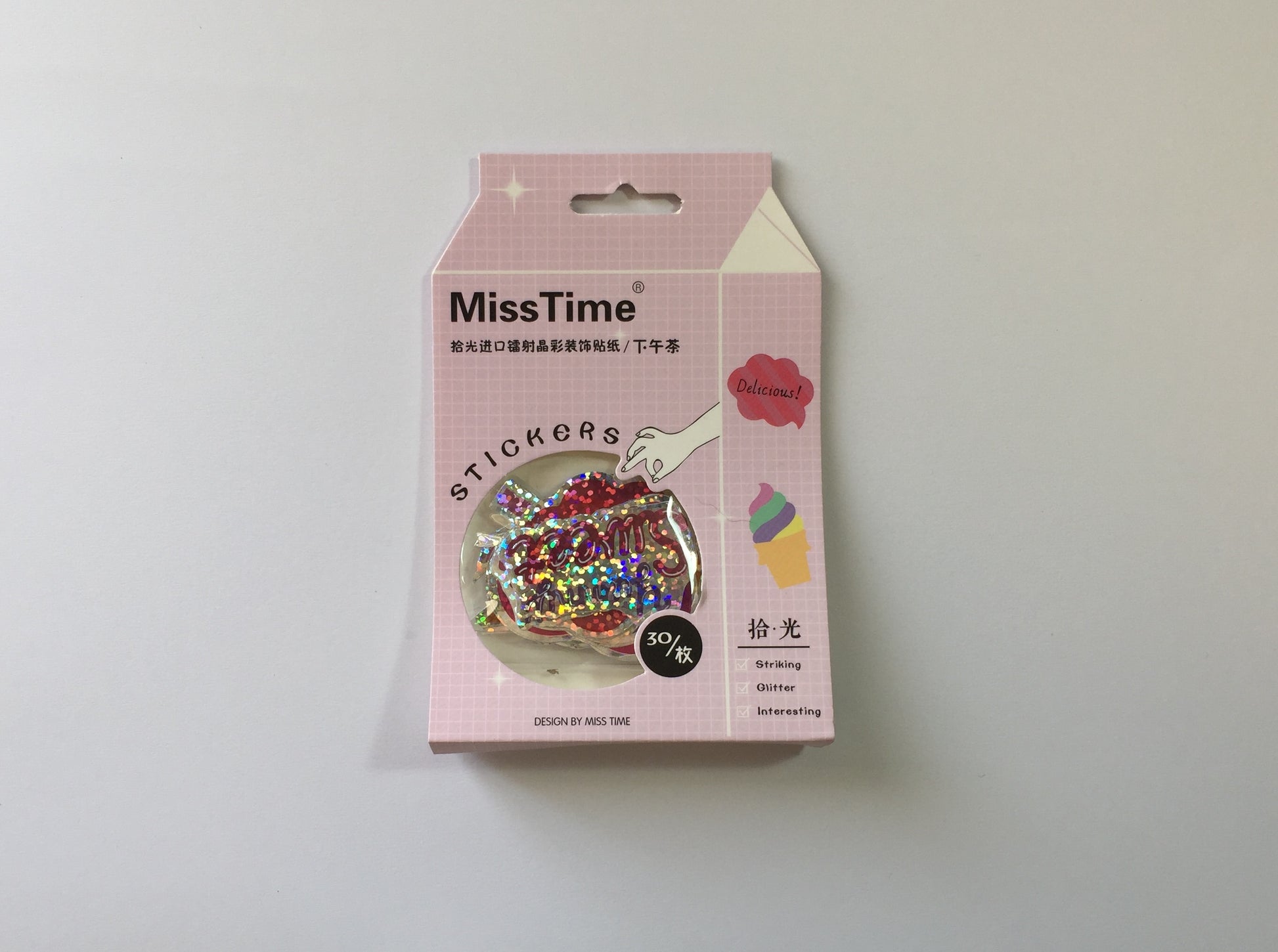 Sweets Holographic Sticker Flakes - 30 pieces - The Crafts and Glitter Shop