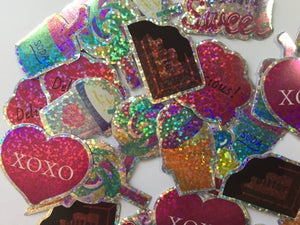 Sweets Holographic Sticker Flakes - 30 pieces