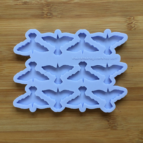 4 cm Flying Crow Silicone Mold