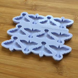 4 cm Flying Crow Silicone Mold