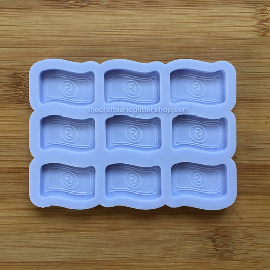1.1 inch Dollar Bill Silicone Mold