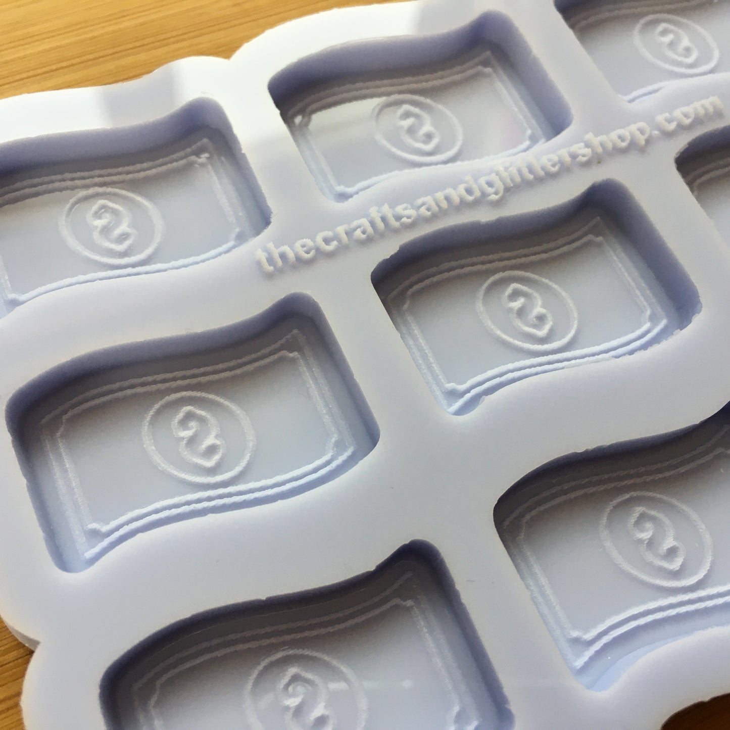1.1 inch Dollar Bill Silicone Mold