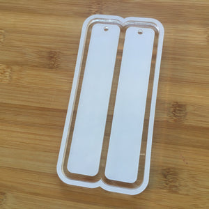 5.1" Bookmark Acrylic Mold Blank