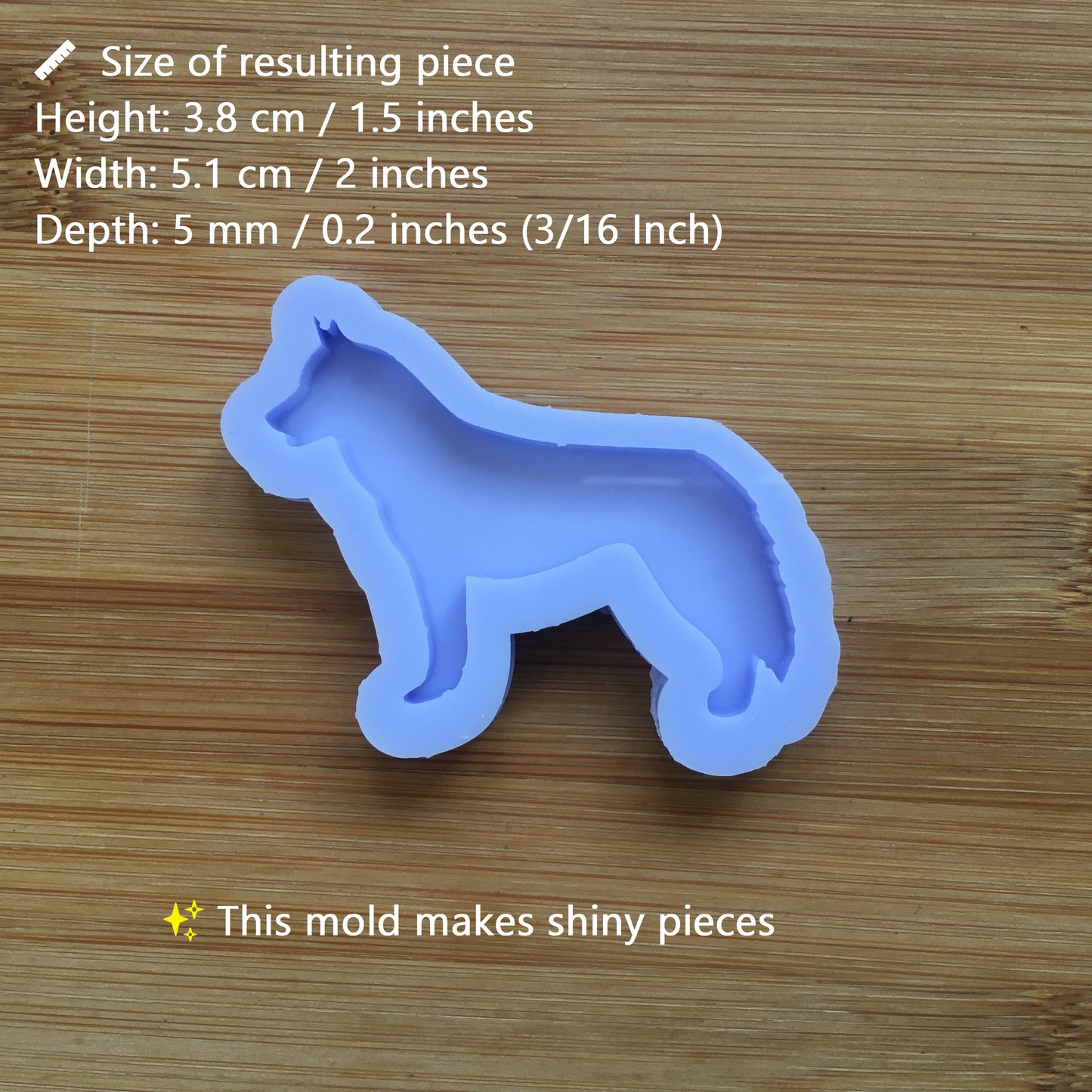 2" Husky Silicone Mold - The Crafts and Glitter Shop