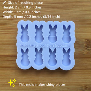 0.8" Bunny Silicone Mold