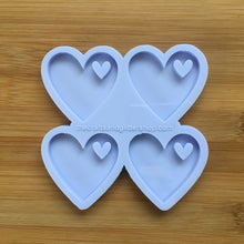 Load image into Gallery viewer, 1.6&quot; Heart Silicone Mold