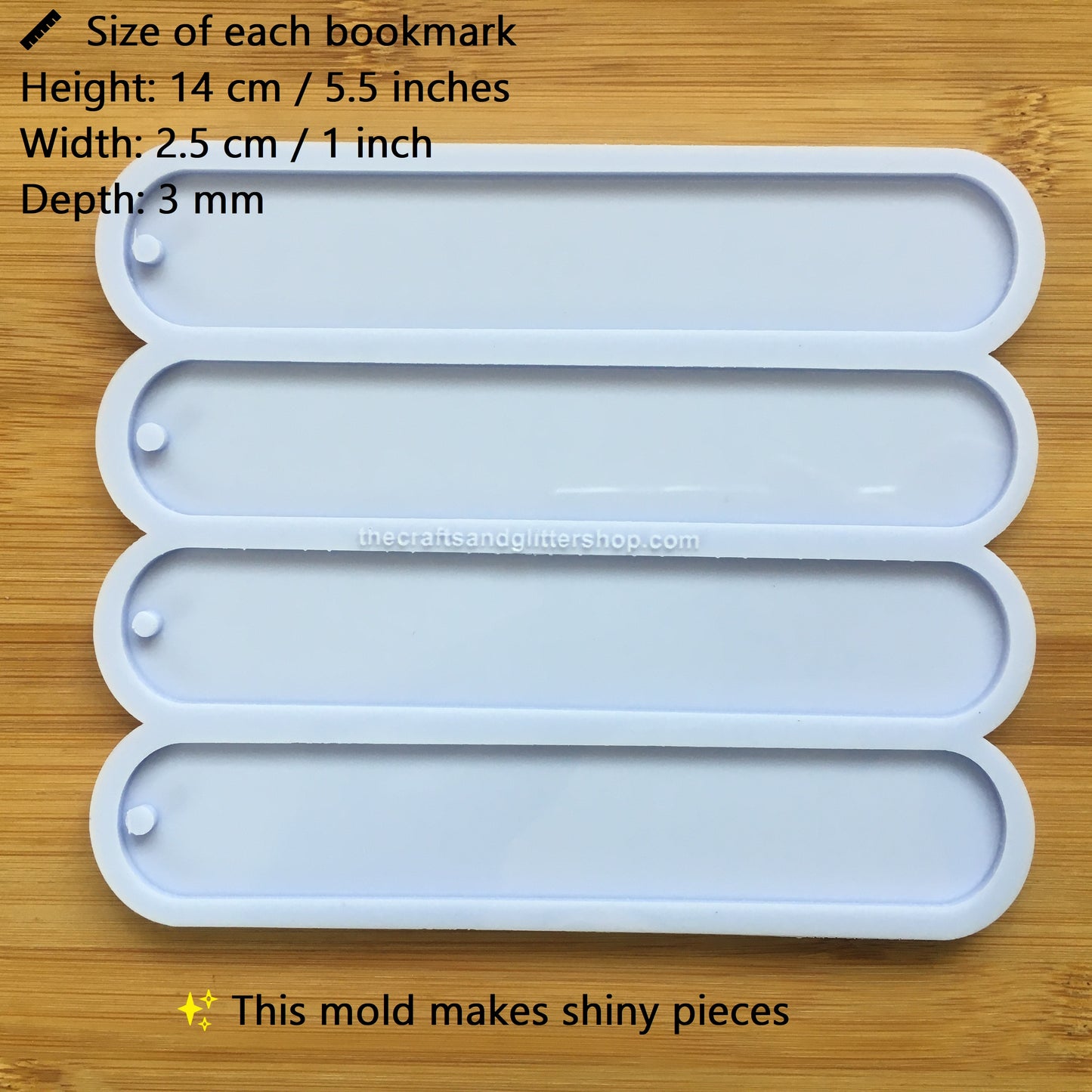 Bookmark Silicone Mold - The Crafts and Glitter Shop