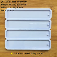 Load image into Gallery viewer, 5.1&quot; Bookmark Silicone Mold