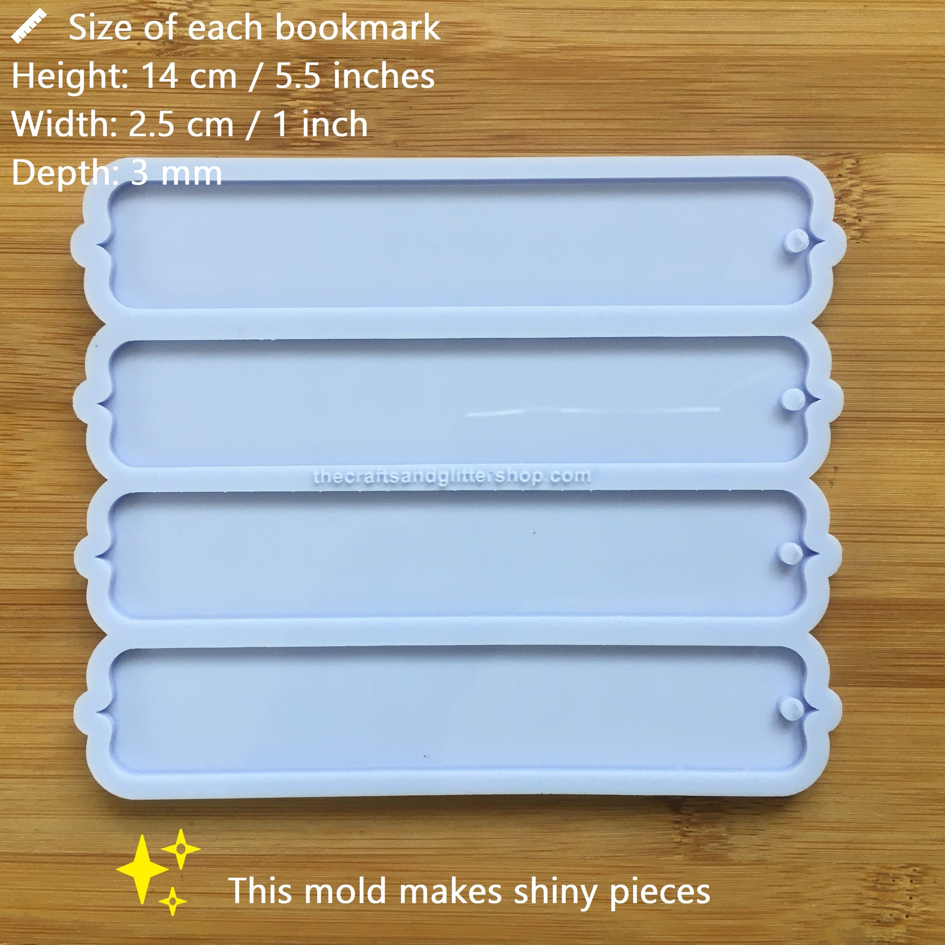 Bookmark Silicone Mold - The Crafts and Glitter Shop